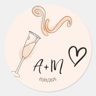 オリジナル デザインの お祝い ステッカー