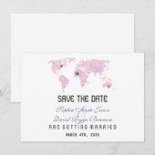 オリジナル デスティネーション ワールド マップ 保存 日付 セーブザデート (正面/裏面)