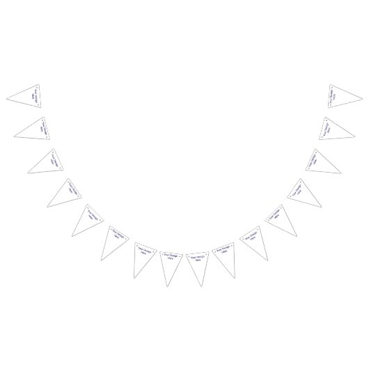 オリジナル トライアングル パーティー バンティング バナー (全)
