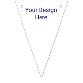 オリジナル トライアングル パーティー バンティング バナー (第3の旗)