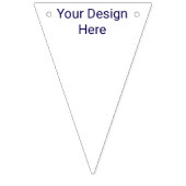 オリジナル トライアングル パーティー バンティング バナー (第2の旗)