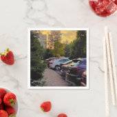 オリジナル トワイライト アーバン ムード カクテル ペーパー ナプキン スタンダードカクテルナプキン (インサイチュ)