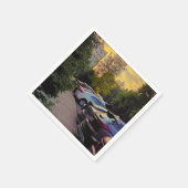 オリジナル トワイライト アーバン ムード カクテル ペーパー ナプキン スタンダードカクテルナプキン (角)