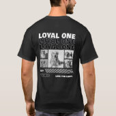 オリジナル ドッグ ペット 写真 動物 カスタム 90s tシャツ (裏面)