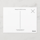 オリジナル ネコ アート ポストカード (裏面)