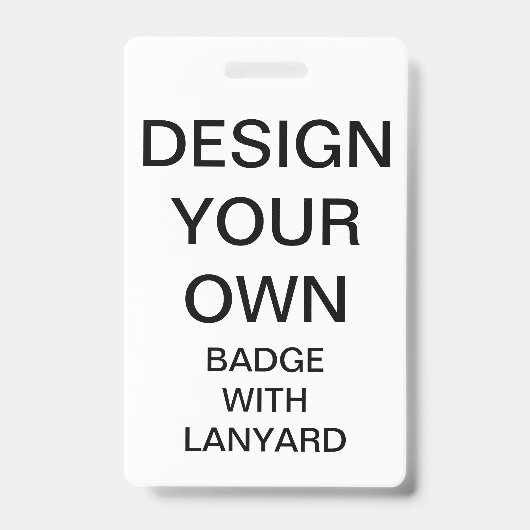 オリジナル ネームタグ ランヤード付 バッジ (表面)