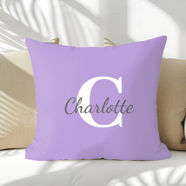 オリジナル ネーム カスタム ミニマル モノグラム クッション