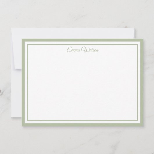 オリジナル ネーム ノート カード (正面)