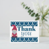 オリジナル ノルディック ノーム ホリデー クリスマス サンクス ポストカード (スタンド正面)