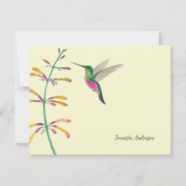 オリジナル ハチドリ ノートカード