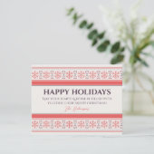 オリジナル ハッピーホリデー カード (スタンド正面)