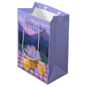 オリジナル ハニー＆ラベンダー ギフト ペーパー バッグ ミディアムペーパーバッグ (正面アングル)