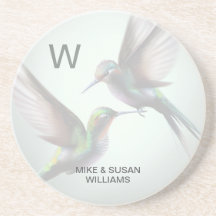 オリジナル ハミングバード 砂岩コースター