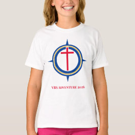 オリジナル ハリー・コンパス キリスト教 十字架 VBS 2026 Tシャツ