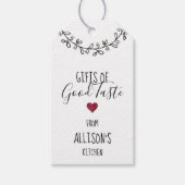 オリジナル ハンドレタリング 手作り お菓子 クラフト ギフトタグ (正面)