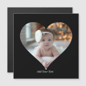 オリジナル ハート型 フォトデザイン (正面/裏面)