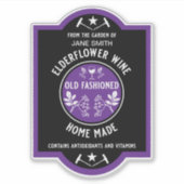 オリジナル ハーブ エルダーフラワー シール (正面)