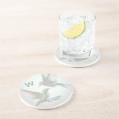 オリジナル ハummingbird 砂岩コースター コースター (側面)