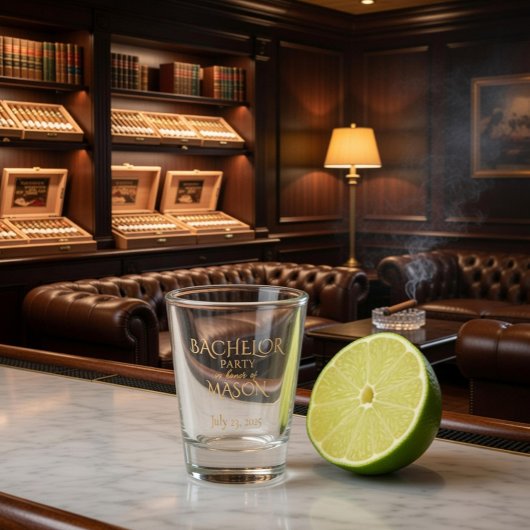 オリジナル バチェラーパーティー ショットグラス