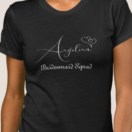 オリジナル バチェロレッテパーティー モダン ミニマリスト スクリプト Tシャツ