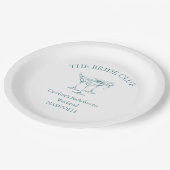 オリジナル・バチェロレッテ・パーティー・カクテル・ソーシャル・クラブ ペーパープレート (アングル)