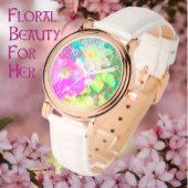 オリジナル パステルカラー 私の秘密のローズガーデン ウォールクロック