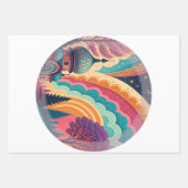 オリジナル パステル ドーム ドリーム ラッピング セット(3枚入り) (正面)