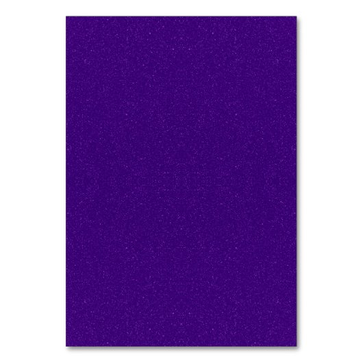 オリジナル パープル グリッター テーブル ナンバー カード (正面)