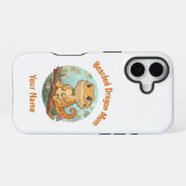 オリジナル ヒゲドラゴン ママ iPhoneケース iPhone 16ケース (裏面横)