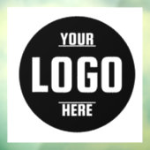 オリジナル ビジネス ロゴ ブランド - ブラック ウィンドウサイン (シート3)