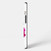 オリジナル ピンクの芍薬 iPhoneケース iPhone 13ケース (左側面)