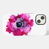 オリジナル ピンクの芍薬 iPhoneケース iPhone 13ケース (裏面横)