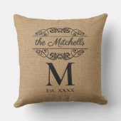 オリジナル ファウジュート パターン おしゃれ トレンディー ウェルカム アウトドアクッション (裏面)