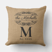 オリジナル ファウジュート パターン おしゃれ トレンディー ウェルカム アウトドアクッション (正面)