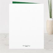 オリジナル ファミリー クリスマス ガーランド カード (裏面)