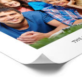 オリジナル ファミリー フォト & ネーム プリント (角)