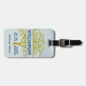 オリジナル ファミリー リユニオン 記念品 家系図 ラゲッジタグ (正面横)