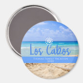 オリジナル ファミリー ロス カボス クリスマス バケーション マグネット (正面/裏面)