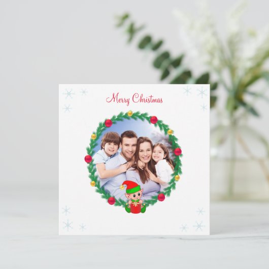 オリジナル ファミリー、松のリース & かわいいエルフのクリスマス (スタンド正面)