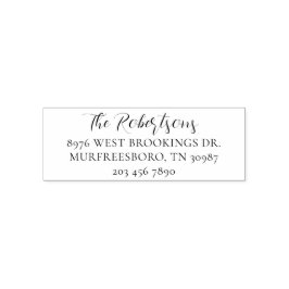 オリジナル ファミリー 返送先住所 セルフインキングスタンプ