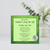 オリジナル・ファーザーズ・デイ・ティーオフ＆ブランチ招待状 招待状 (スタンド正面)