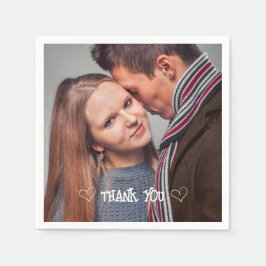 オリジナル フォト タイポグラフィー ナプキン スタンダードカクテルナプキン