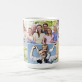 オリジナル フォト メッセージ 最高の人生 家族 コーヒーマグカップ (中央)