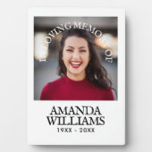 オリジナル フォト メモリアル モダン フォトプラーク (正面)