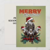 オリジナル フラット イーグル ホリデー カード (正面/裏面)