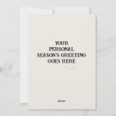 オリジナル フラット イーグル ホリデー カード (裏面)