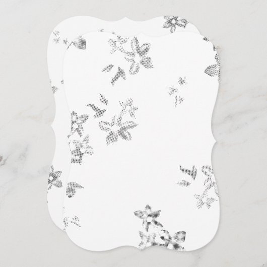 オリジナル フラット ノートカード • エンボス加工カード (正面/裏面)