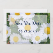 オリジナル フラワーの Save The Date カード デイジー (正面)