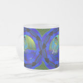 オリジナル フロストグラスマグカップ (正面左)