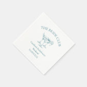 オリジナル・ブライズパーティー・カクテル・ソーシャル・クラブ スタンダードカクテルナプキン (角)